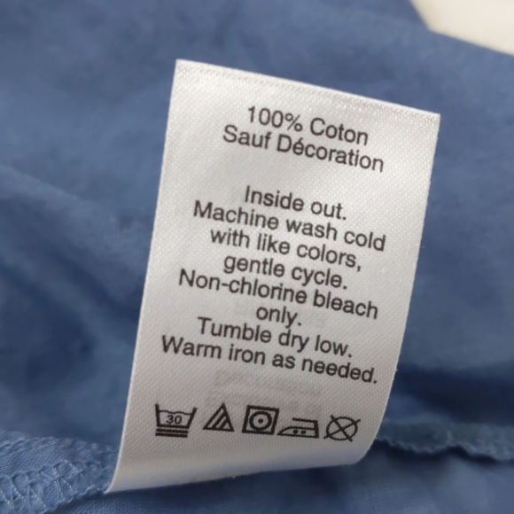 J. Crew Blue Blouse Peplem Hem Size 4 - Picture 10 of 10